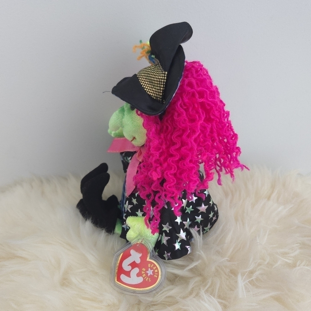 Ty Beanie Babies Scary the Witch Plush Doll 2001 - Picture 4 of 13